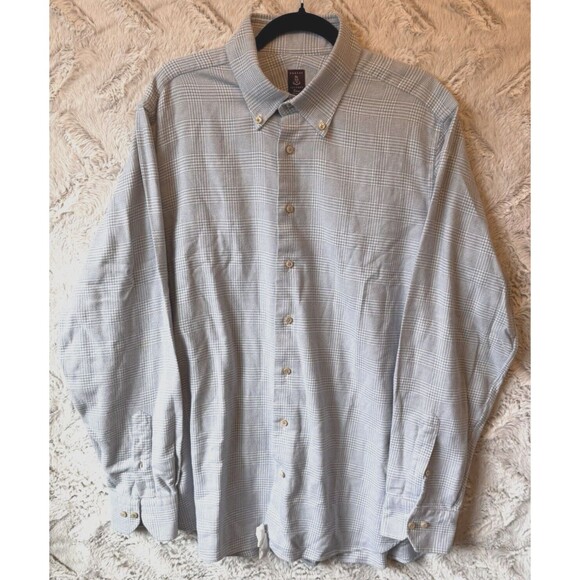 Robert Talbott Other - Robert Talbott Estate Shirt Mens XL Blue Plaid Button Down 100% Cotton